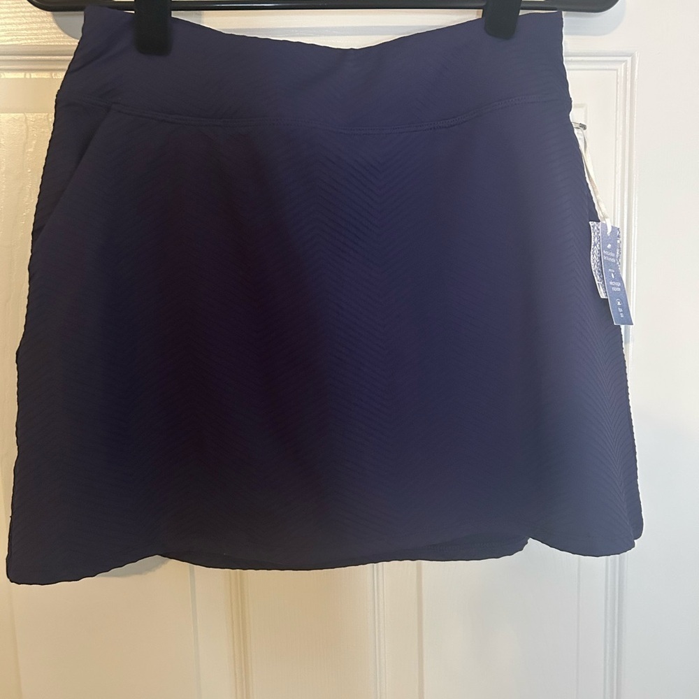 Sigrid Olsen blue golf skort